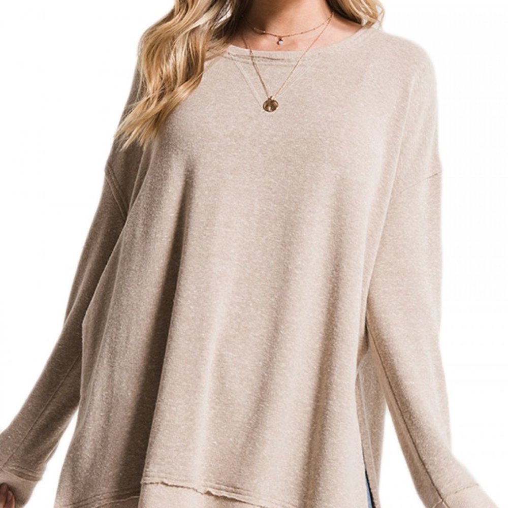 Z Supply Triblend Weekender Simply Taupe Sz L